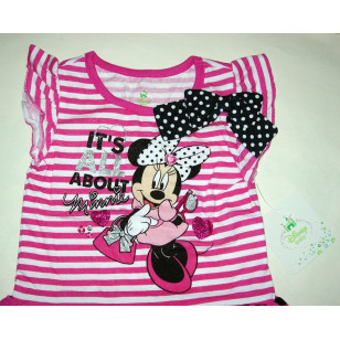 Minnie Mouse - Disney Toddler Girls Top TWO PIECES Official Leggings OUTFIT SET ( 12 ,18 Months ) ***READY TO SHIP from Hong Kong***